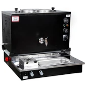 Anka Pro Plus Otomatik Çay Kazanı, 2 Demlikli,20 Litre Siyah Elektrik+Tüp - 1