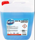 Detax Sıvı El Sabunu Mavi Sedefli 20 Kg - 1
