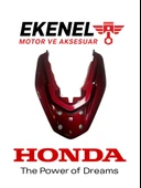 Honda PCX 125 (2018–2020) Arka Çeki Kapağı Büyük Kırmızı Orijinal - 1