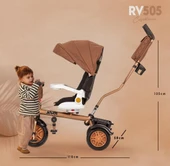 Rival RV505 Casablanca Ebeveyn kontrollü 3 Tekerlekli Bisiklet Siyah - 10