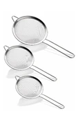 Büyük 3'lü Metal Süzgeç Royaleks-CLKN-1359 - 1