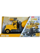 Ceren Ctoys Sesli Işıklı Pilli Sök Tak İş Makineneleri Kamyon Beton Mikseri  YW9075C - 2