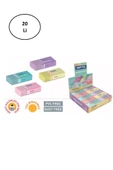 Gıpta Silgi Premium Pvc-dust Free Pastel 4 Renk (20 Li Paket) - 2
