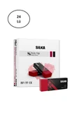 Silka Silgi Ruby Kırmızı 24 Lü Art.58 - 1