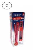 Pensan PE02210TKKI My-Pen Tükenmez Kalem, Kırmızı, 25'li - 1