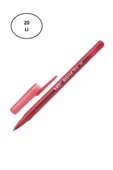 Bic Round Stic Tükenmez Kırmızı Kalem 20'li - 2