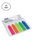 Mas 3662 Film Index 12mm x 45 mm 5 x 25 cm Sayfa Pp Neon 5 Renk - 1