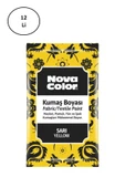 Nova Color 12 Gr Toz Kumaş Boyası Sarı Nc-900 12'li - 1