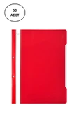 Noki Eco Telli Dosya Kırmızı 50 li - 1