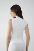 Vivaldi Kadın Beyaz Sıfır Kol Balıkçı Body 350 - 3