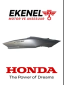 Honda PCX 125-150 Sele Altı Sağ Kapak Füme Orijinal - 1