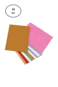Keskin Color 35x50 Sedefli Fon Kartonu 10 Lu Karışık Renk - 1