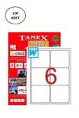 Tanex TW-2006 Laser Etiket 99,1x93,1 mm 100 Adet - 1