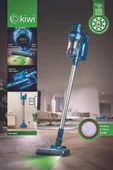 Kiwi KVC-4041 Şarjlı Lityum Pilli Bldc Motor 2si 1 Arada El Süpürgesi ve Dik Süpürge Mavi - 1