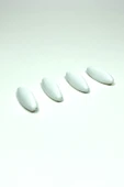 4 Adet Plastik Çengelli Eşarp Ve Şal İğnesi Beyaz 4 cm - 1