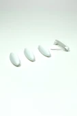 4 Adet Plastik Çengelli Eşarp Ve Şal İğnesi Beyaz 4 cm - 2