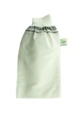 2 Adet Beyaz Banyo Hamam Kesesi Lastikli 25x17 Cm - 2