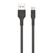 Force Cb431t Hasır Örgü Ve Ekstra Güçlendirilmiş Silikon Başlıklı Type-c Usb Hızlı Şarj Ve Data Kablo - 1