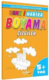 Renkli Harika Boyama +5 Çizgiler - 1