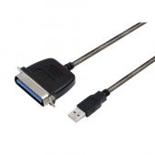 S-link Swapp SW-U614 Siyah 1.5 USB to Parallel (CN36M) Kablo - 1