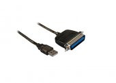 S-link Swapp SW-U614 Siyah 1.5 USB to Parallel (CN36M) Kablo - 3