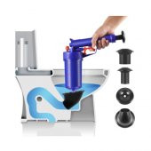 Air Blaster Hava Basınçlı Lavabo Tuvalet Klozet Gider Açıcı Pompa - 7