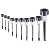 Metal Gövdeli Solar Bahçe Lambası 10'lu - 3