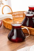 Perotti Ehl-i Keyf 6'lı Borosilikat Cam Çay Bardağı Seti 200ml 16043 - 5