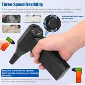 Ozmik Mini X6 Şiddetli Fan Güçlü Elektrikli Fırçasız Turbo Jet Ev Dış Mekan Elektrikli El aletleri - 6