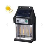 Güneş Enerjili Hareket Sensörlü Duvar Lambası - 3