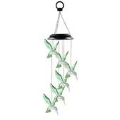 Solar Led Işıklı Kuşlu Bahçe Dekoru 6 Ledli,Renkli Işık - 1