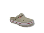 AkınalBella 467 Unisex Bej Beyaz Kırmızı Büyük Numara Sabo Terlik 46 47 thumbnail 2