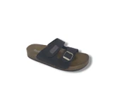 Parmi 606 Erkek Siyah Cırtlı Tokalı Günlük Kullanım Terlik thumbnail 4