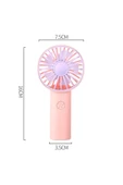 Mini Fan Usb Vantilatör El Fanı Taşınabilir Vantilatör Şarjlı - 7