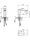 Turkuaz Blue Lavabo Bataryası - 2
