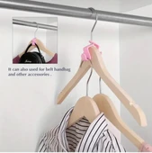 DEPOKON 10 adet Dayanıklı Plastik Askı Kancaları: Yerden Tasarruf Sağlayan ve Çok Yönlü - 4