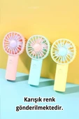 Mini Fan Usb Vantilatör El Fanı Taşınabilir Vantilatör Şarjlı - 1