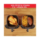 TEFAL EY8018 Easy Fry & Grill & XXL Yağsız Fritöz Airfryer, 6,5 Litre Kapasite, Hava ile Kızartma & Izgara, Siyah – 7211004776 - 4