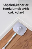 Temiz Kirli Suyu Ayıran Otomatik Temizlik Seti 3 Mop Bezli Paspas - 6