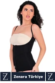 Günldelik Vücut Şekillendiren Beden Küçülten Toparlayan Gögüs Altı Askılı Ağraflı Bel Korse - 3