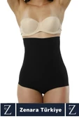 İz İç Göstermez Kaymaz Beden İncelten Sıkılaştıran Toparlayan LAZER KESİM Yüksek Bel Slip Korse thumbnail 6