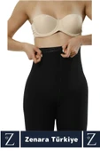İz İç Göstermez Kaymaz Beden İncelten Sıkılaştıran Toparlayan LAZER KESİM Yüksek Bel Slip Korse thumbnail 5