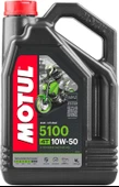 Motul 5100 10W/50 4T 4 Lt 4 Zamanlı Motosiklet Motor Yağı - 1