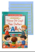 Kılavuz Dik Çizgili Güzel Yazı Defteri A4 Büyük Boy Fatih Kırmızı ve Siyah Jumbo Kurşun Kalem Sınav Silgisi Kalemtraş - 3
