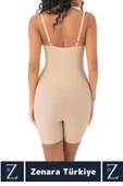 İz İç Göstermez Kaymaz Sıkılaştıran Şekillendiren Toparlayan LAZER KESİM Askılı Tam Boy Korse - 4