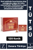 Rahatlama Arınma Dinginlik Meditasyon Yoga Chakra Pozitif Enerji Hoş Kokulu KONİK TÜTSÜ 120 Adet - 1