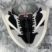 NIKE Travis Scott x Air Jordan 1 basketbol ayakkabıları - 1