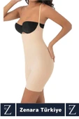 İz İç Göstermez Kaymaz Sıkılaştıran Şekillendiren Toparlayan LAZER KESİM Askılı Tam Boy Korse - 3
