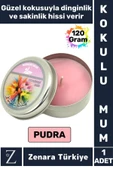 Özel Metal Kutu Arınma Huzur Meditasyon Yoga Esans Sakinlik Veren Dekoratif Oda Kokusu Mum 120 Gram - 1