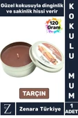 Özel Metal Kutu Arınma Huzur Meditasyon Yoga Esans Sakinlik Veren Dekoratif Oda Kokusu Mum 120 Gram - 1